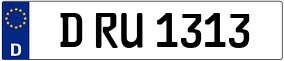 Truck License Plate